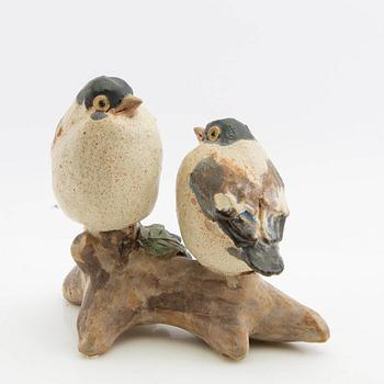 Gunnar Hansson, figuriner 3 st Fåglar.