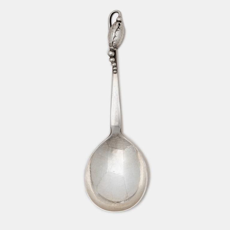 Georg Jensen, Serving spoon, sterling silver, no. 84, Denmark 1933-1944.