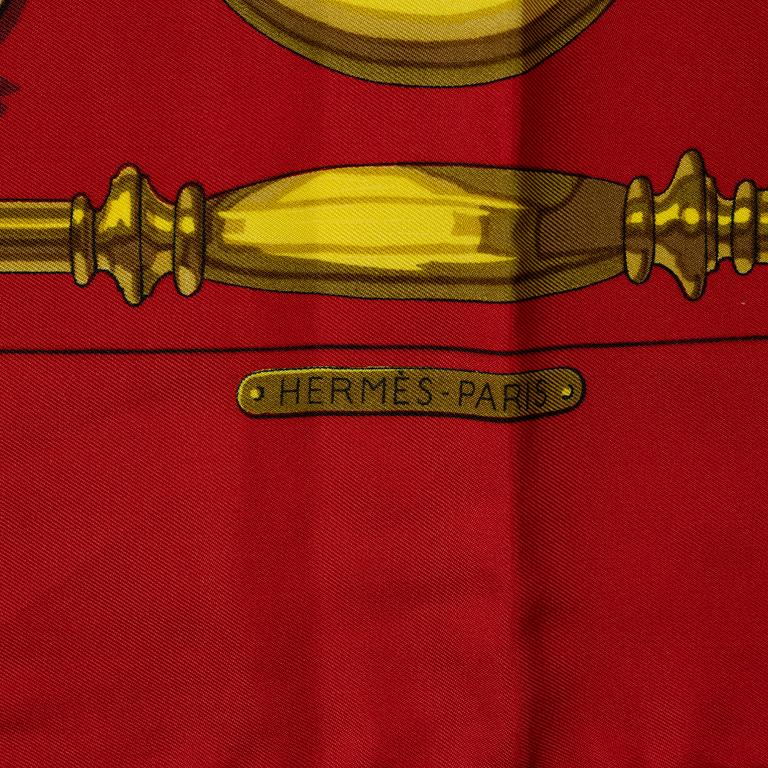 Hermès, scarf, "Harnais des Presidents".