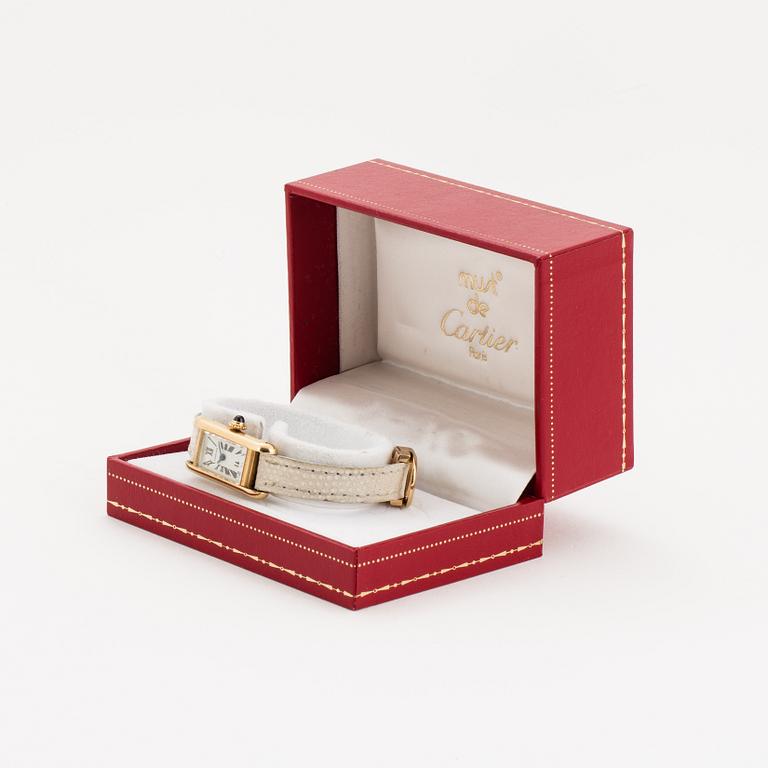 Cartier, Paris, armbandsur, 14 x 28 mm.
