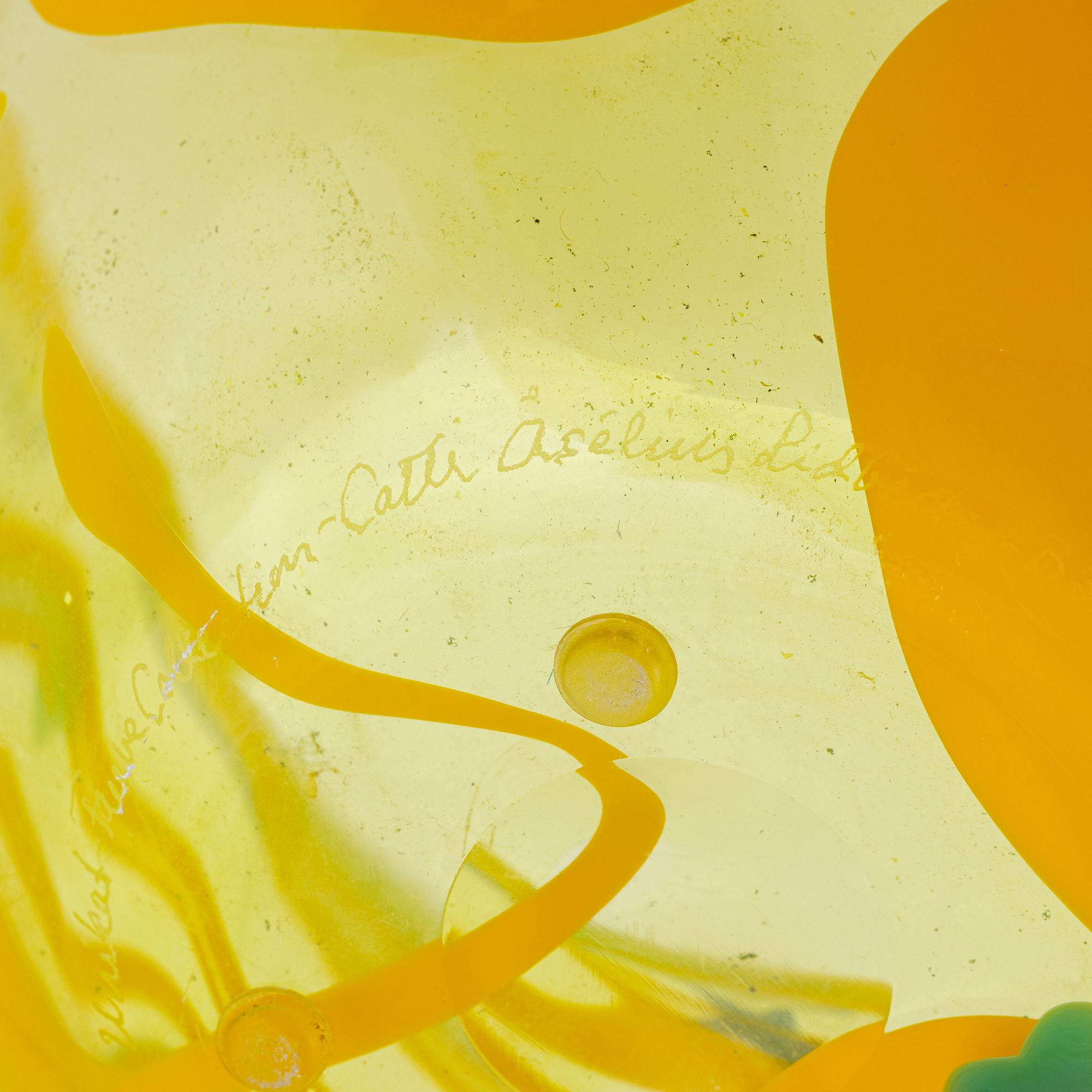 Catti Åsélius Lidbeck, vase, unique, "Fauve Collection", Johansfors, 2001.