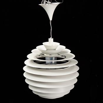 Poul Henningsen, a 'PH Globe/Louvre' pendant light, Louis Poulsen, Denmark.