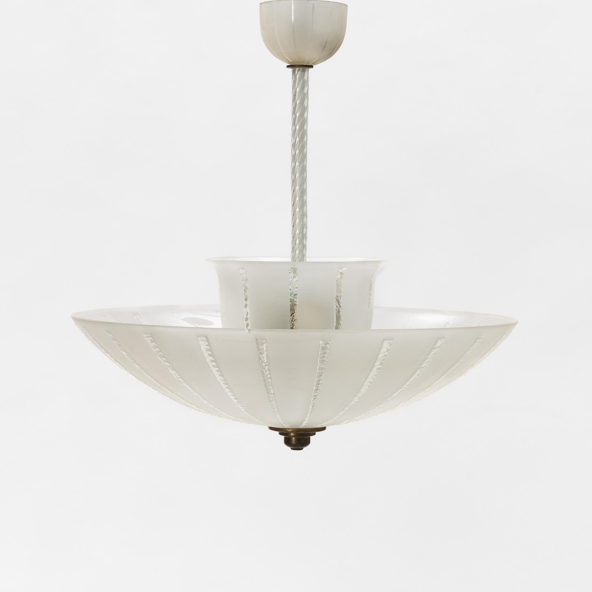 A Swedish Modern ceiling light, mid 20th Century.