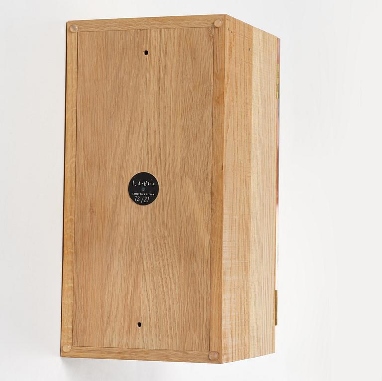 Jonas Bohlin, väggskåp, "Kroppar", ed. 18/21, egen studio, Stockholm, 2019.