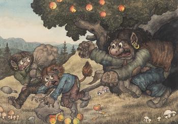 Rolf Lidberg, The Apple thieves.