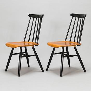 Ilmari Tapiovaara, four mid-20th century 'Pelimanni' chairs for Asko.