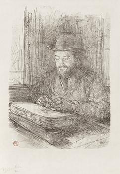 141. Henri de Toulouse-Lautrec, "Le bon graveur (Adolphe Albert)".