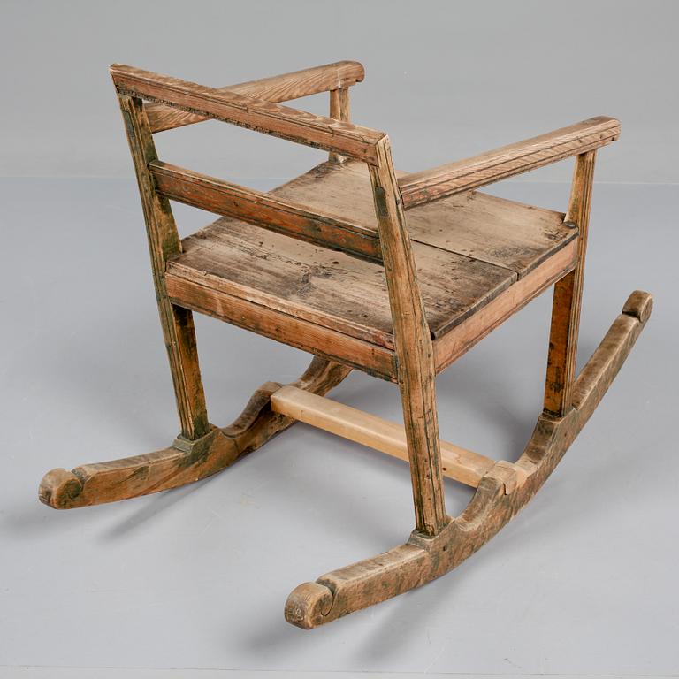 GUNGSTOL, allmoge, 1800-tal.
