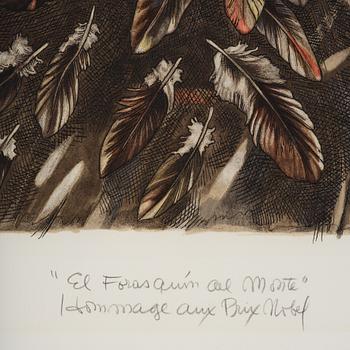 Enrique Grau, "The savage from the forest" from: "Hommage aux Prix Nobel" (The Nobel Prize portfolio).