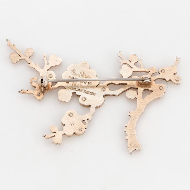 A brooch by Wiwen Nilsson, Lund 1964.