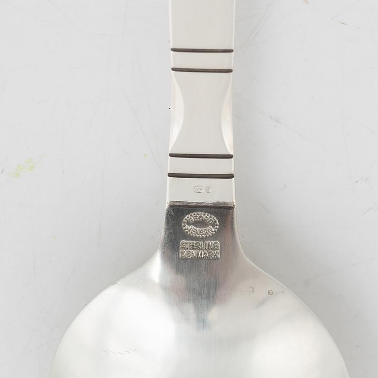 Georg Jensen, bestickuppsättning, 60 delar, sterlingsilver, "Antik/Continental", efter 1945.