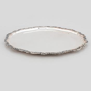 A silver tray, Kultakeskus, Hämeenlinna, Finland 1980.