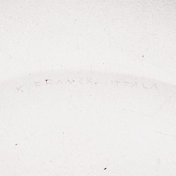 KAJ FRANCK, TUHKA-ASTIA 3106, lasia, signeerattu K. Franck Iittala.