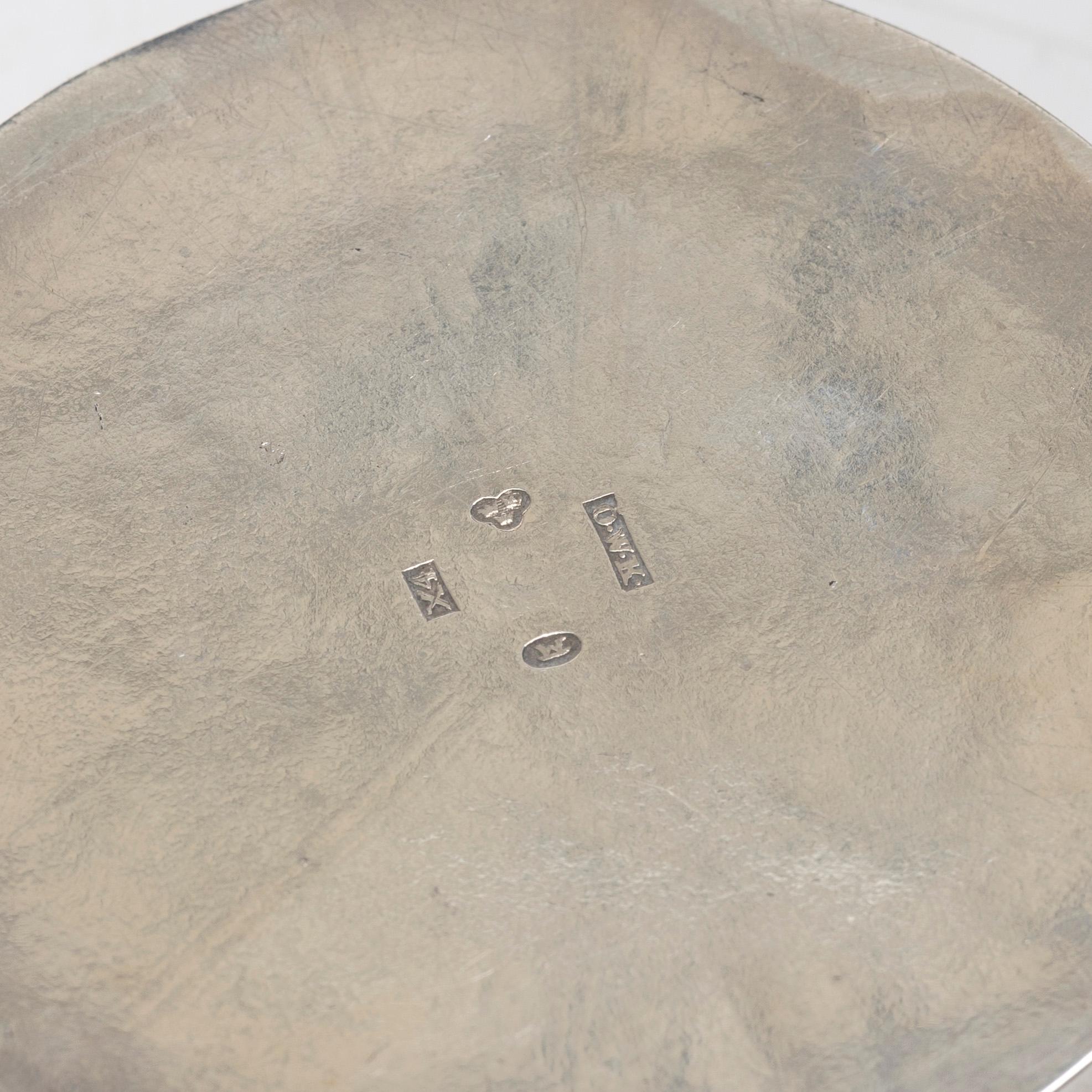 A Swedish silver box, mark of Otto Wilhelm Kjellberg, Västerås 1852.