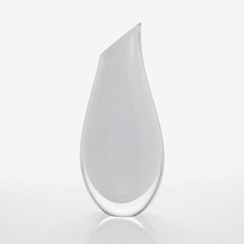 Ritva-Liisa Pohjalainen, A glass vase, signed 2015 Ritva-Liisa Pohjalainen 27/100.