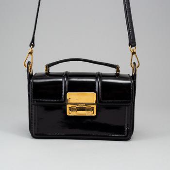 LANVIN, a patent leather handbag.