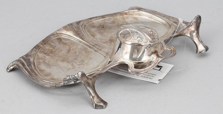 BLÄCKHORNSSTÄLL, nysilver, WMF, Tyskland sekelskiftet 1900.