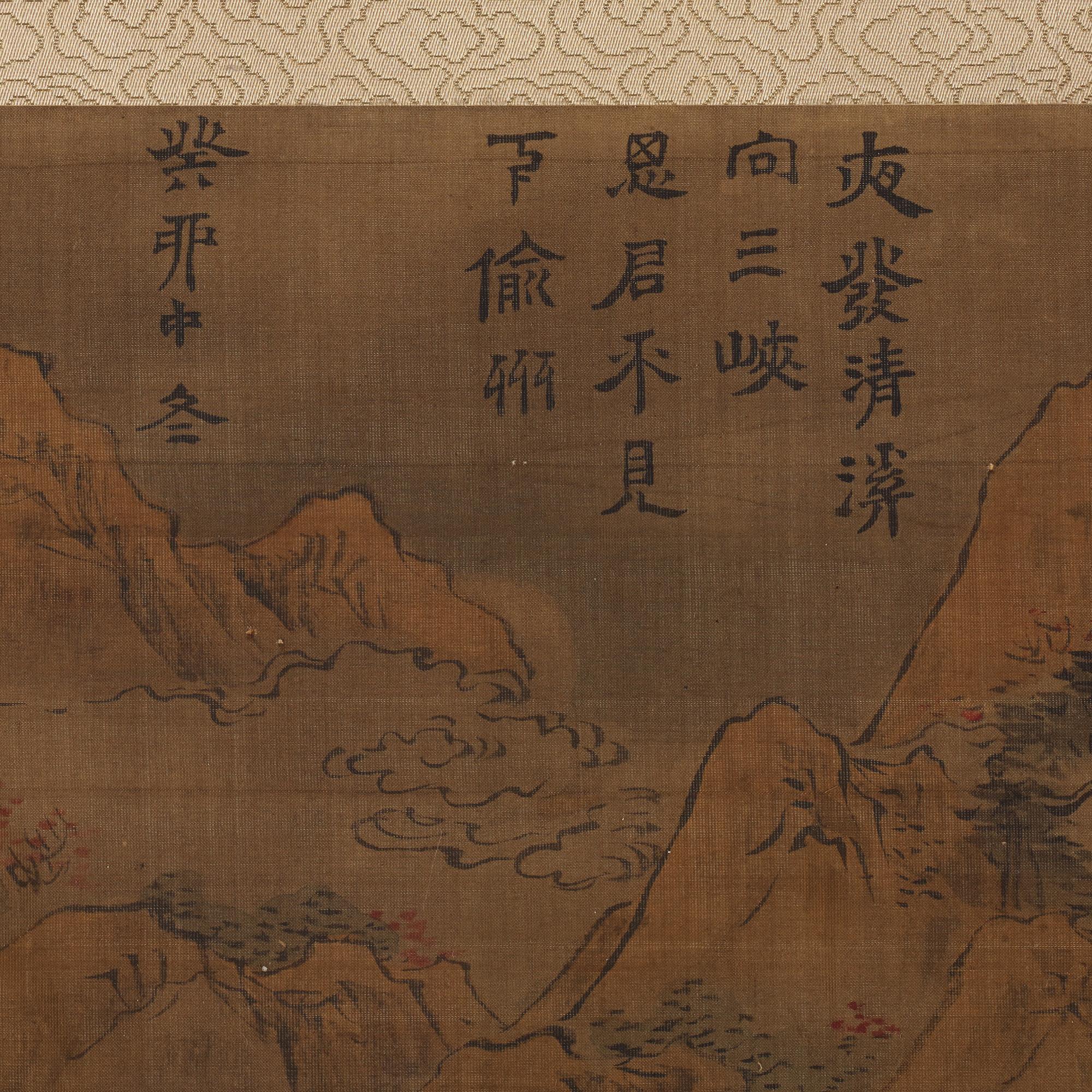 Two japanese hanging scrolls, 20th century.