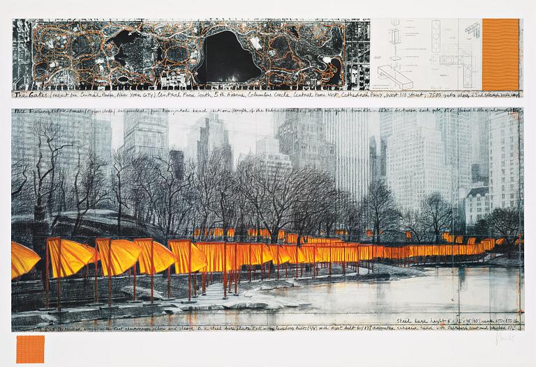 Christo & Jeanne-Claude, "The Gates, Central Park, New York.