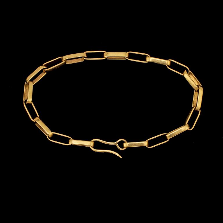 ARMLÄNK, 18k guld, Högberg & Co, Göteborg, 1961.