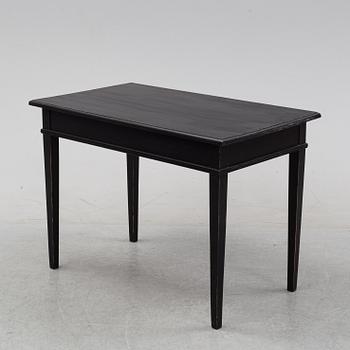 A painted writing desk, Gustavian style, 20th Century.