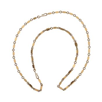 A Wiwen Nilsson 18k gold necklace, Lund 1976.