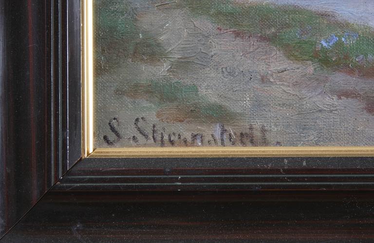 STJERNSTEDT, SOPHIE. Olja på duk, sign.