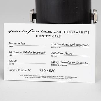 FOUNTAIN PEN, Visconti "Pininfarina Carbongrafite", Florence, Italy.