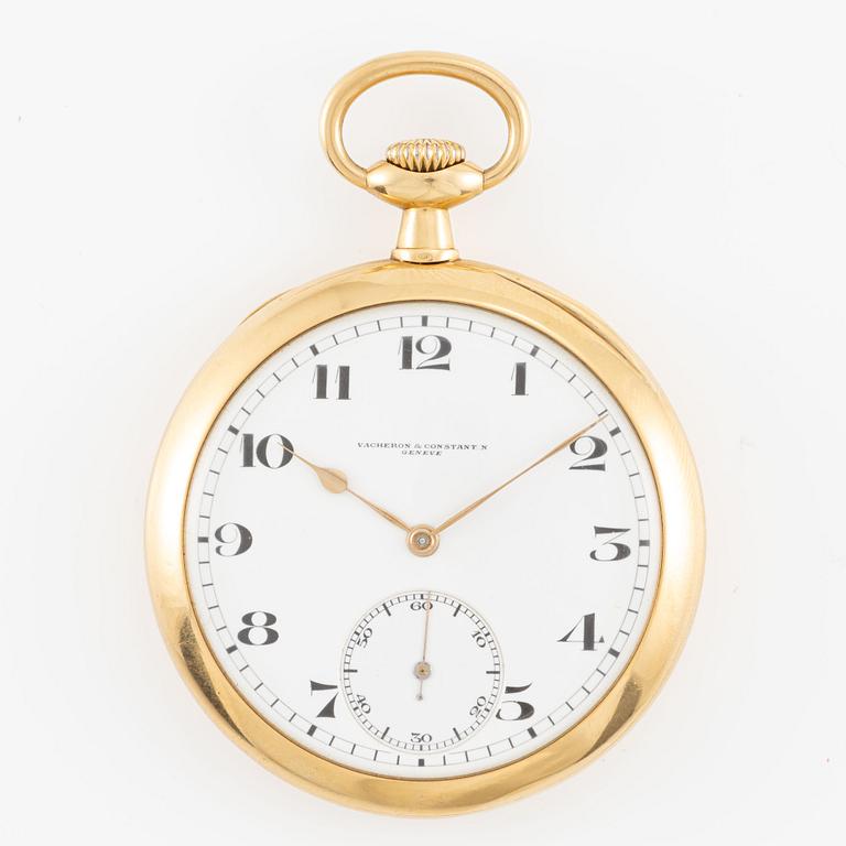 Vacheron & Constantin, Genève, 18K gold, pocket watch, 53 mm.