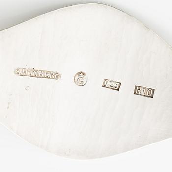 Sven-Erik Högberg, a hairpin, sterling silver, Gothenburg 1991.