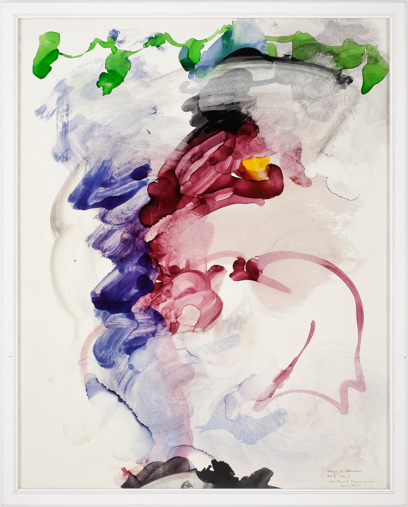 CARL FREDRIK REUTERSWÄRD, akvarell, signerad och daterad 1964-65.