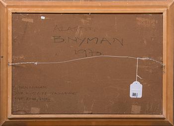 BJÖRN NYMAN, olja på skiva, signerad och daterad 1970.