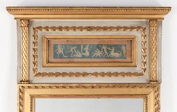 SPEGEL, sengustaviansk, omkring år 1800.