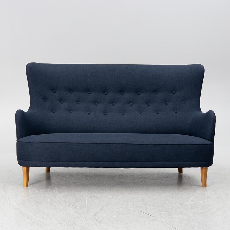 Carl Malmsten, a sofa, "Patron", AB O.H. Sjögren, Tranås, second half of the 20th century.