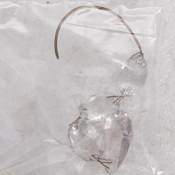 Vägglystrar, ett par. Gustaviansk stil, 1900-tal.