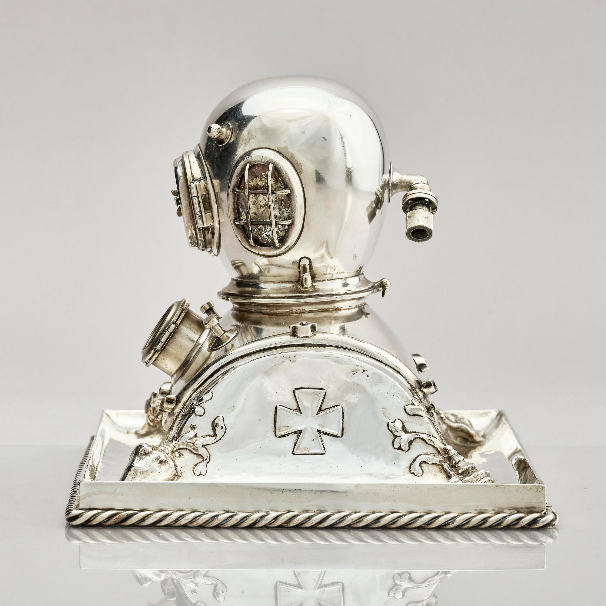 Firma Anton Michelsen, skulptur, sterling silver, Köpenhamn 1923.