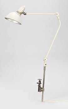 BORDSLAMPA, stål, Triplex, "lillpendel", Johan Peter Johansson, 1900-talets mitt.