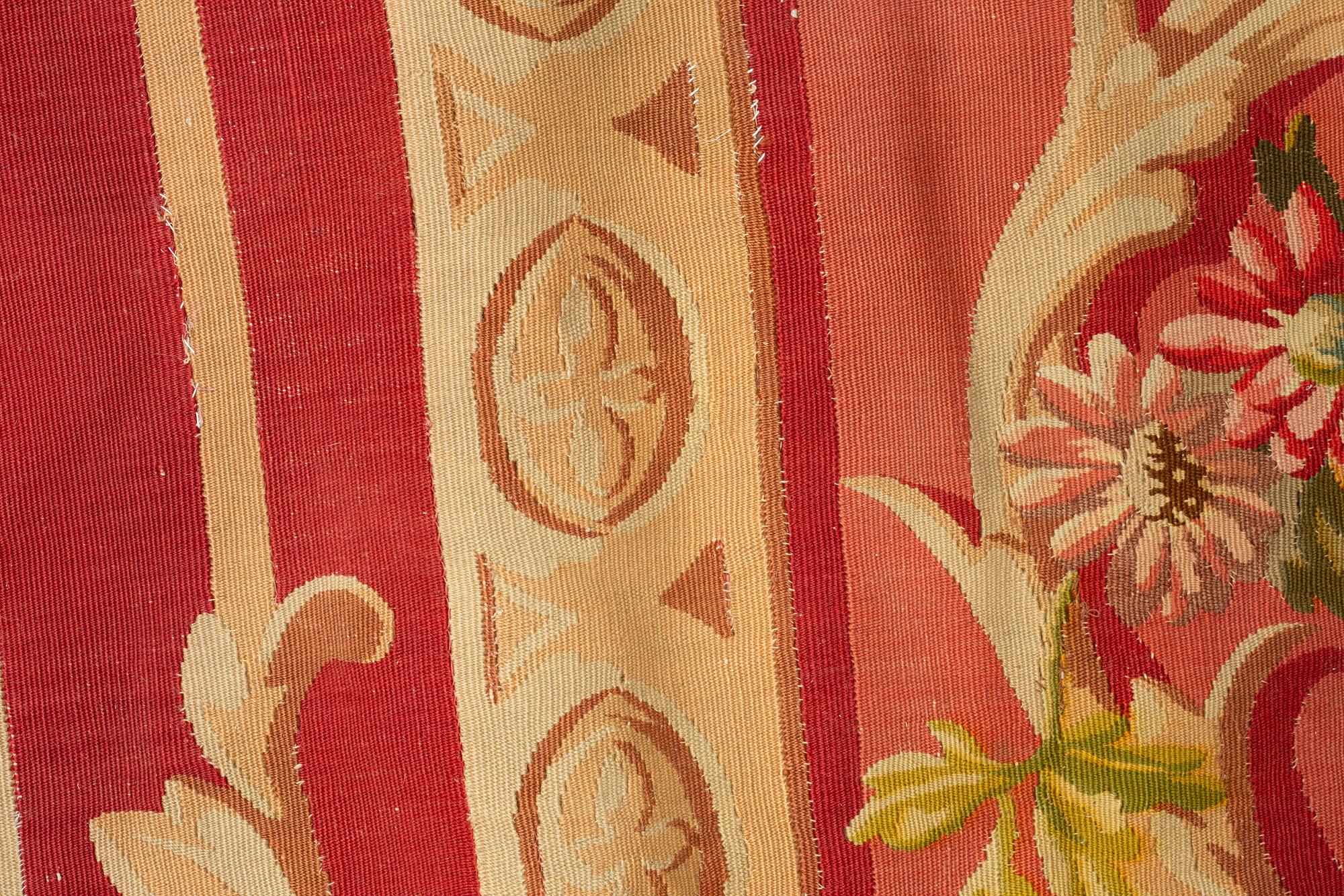 A carpet, tapestry weave, ca 625 x 431,5 cm, Aubusson the middle of the 19th century - around 1900, France.