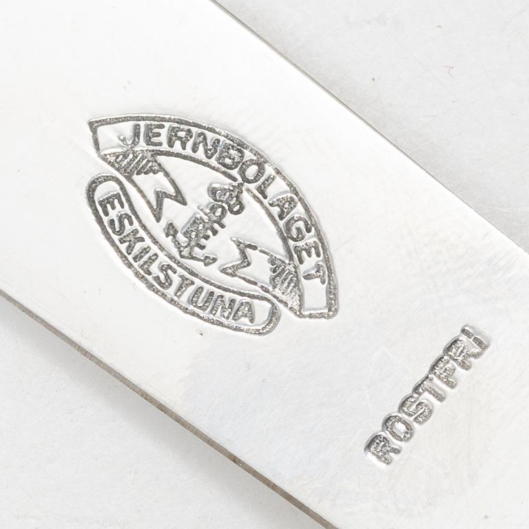 C.G. Hallberg, Bestickservis, 84 delar, silver, "Prins Albert", 1900-talets mitt.