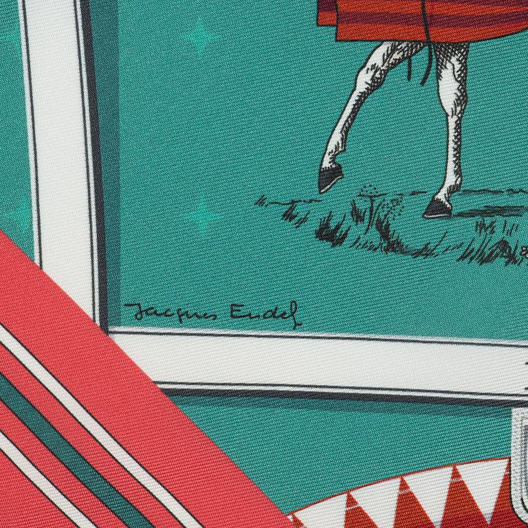 Hermès, vändbar scarf, "Couvertures et tenues de jour".