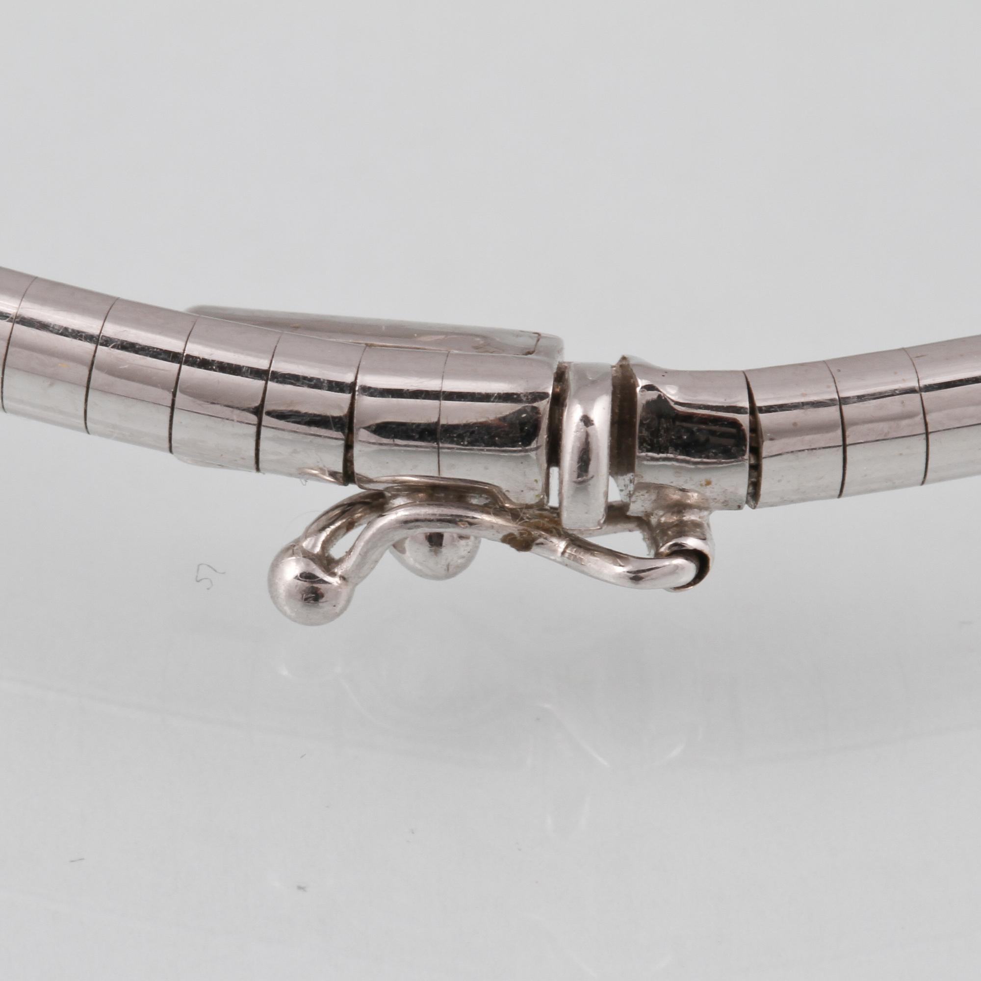 COLLIER, 14K vitguld, Bailey Banks & Biddle. Vikt 21,6 gram.