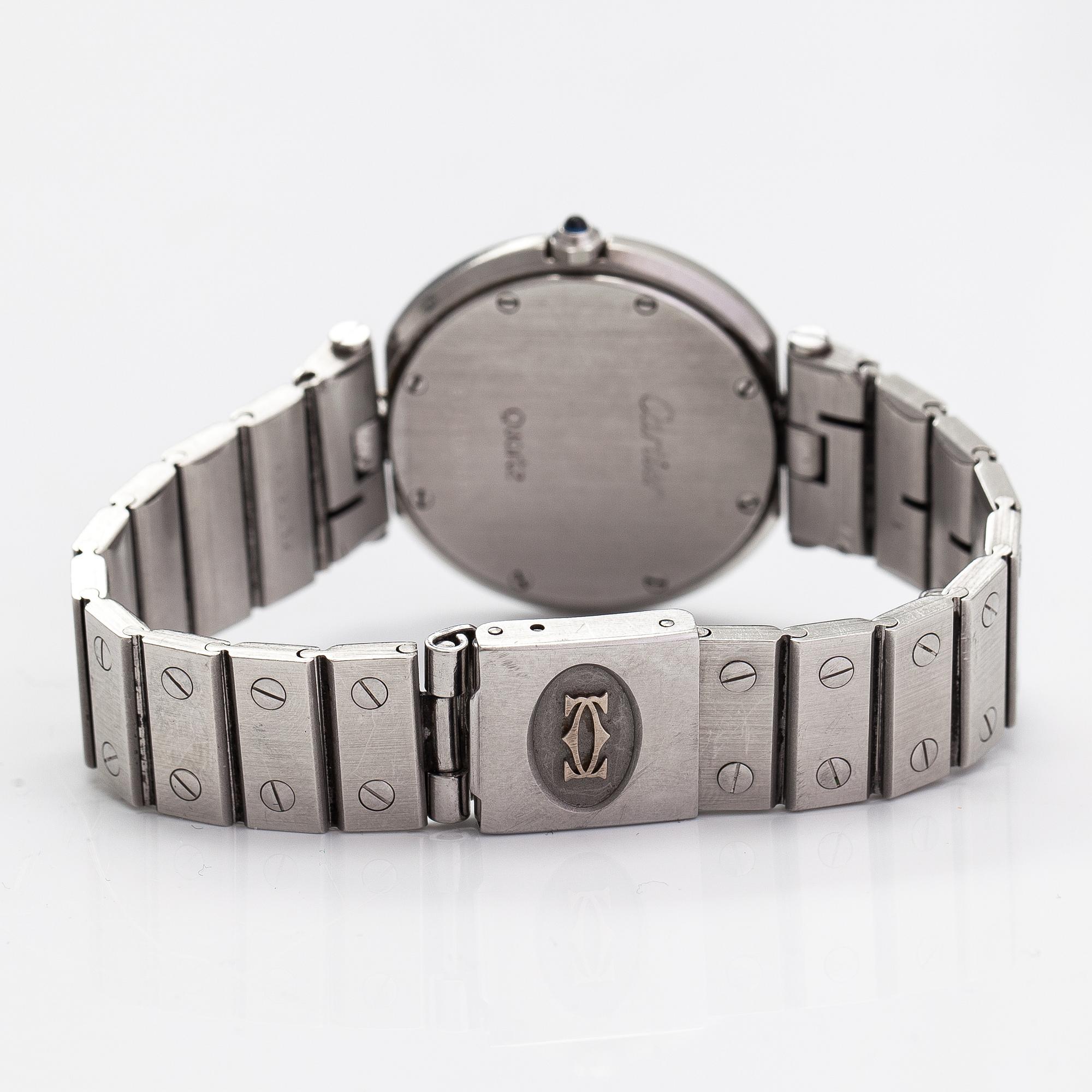 Cartier, Santos Vendôme, VLC, armbandsur, 32,5 mm.