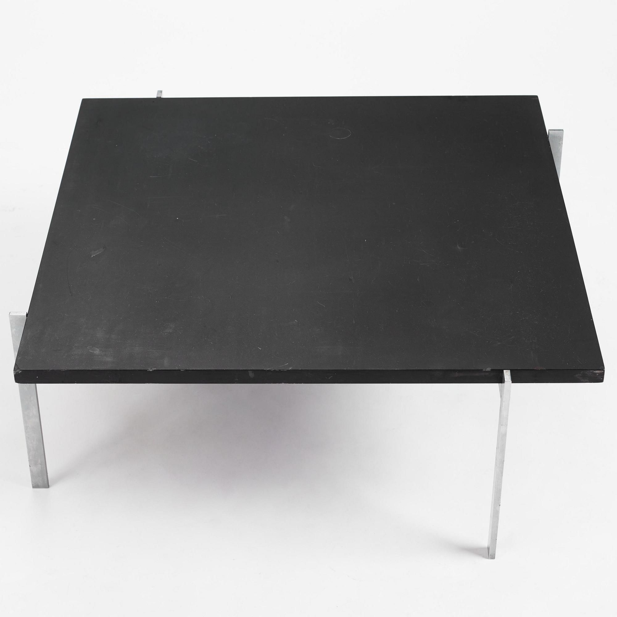 Poul Kjaerholm, a "PK61" coffee table, E. Kold Christensen, Denmark, 1960s.