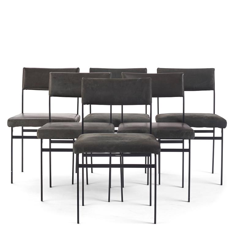 Cees Braakman, a set of six chairs model "SM07", Pastoe, Holland, 1960s-70s.