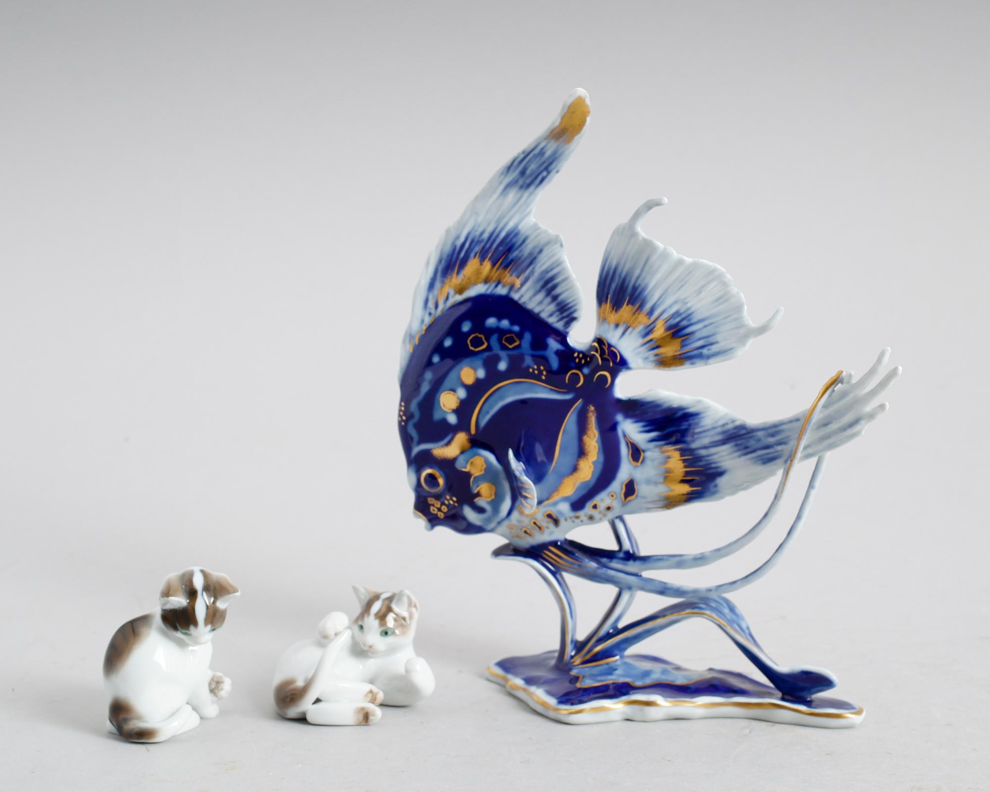 FIGURER, 3 st, porslin, Rosenthal, 1900-talets mitt.