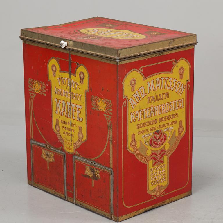 A coffe tin container from the early 1900's.