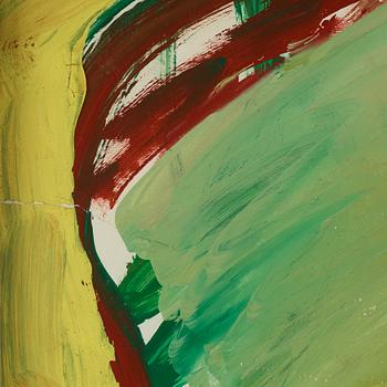 Bengt Lindström, acrylic on paper, 1960s, certified by Curt Aspelin verso.