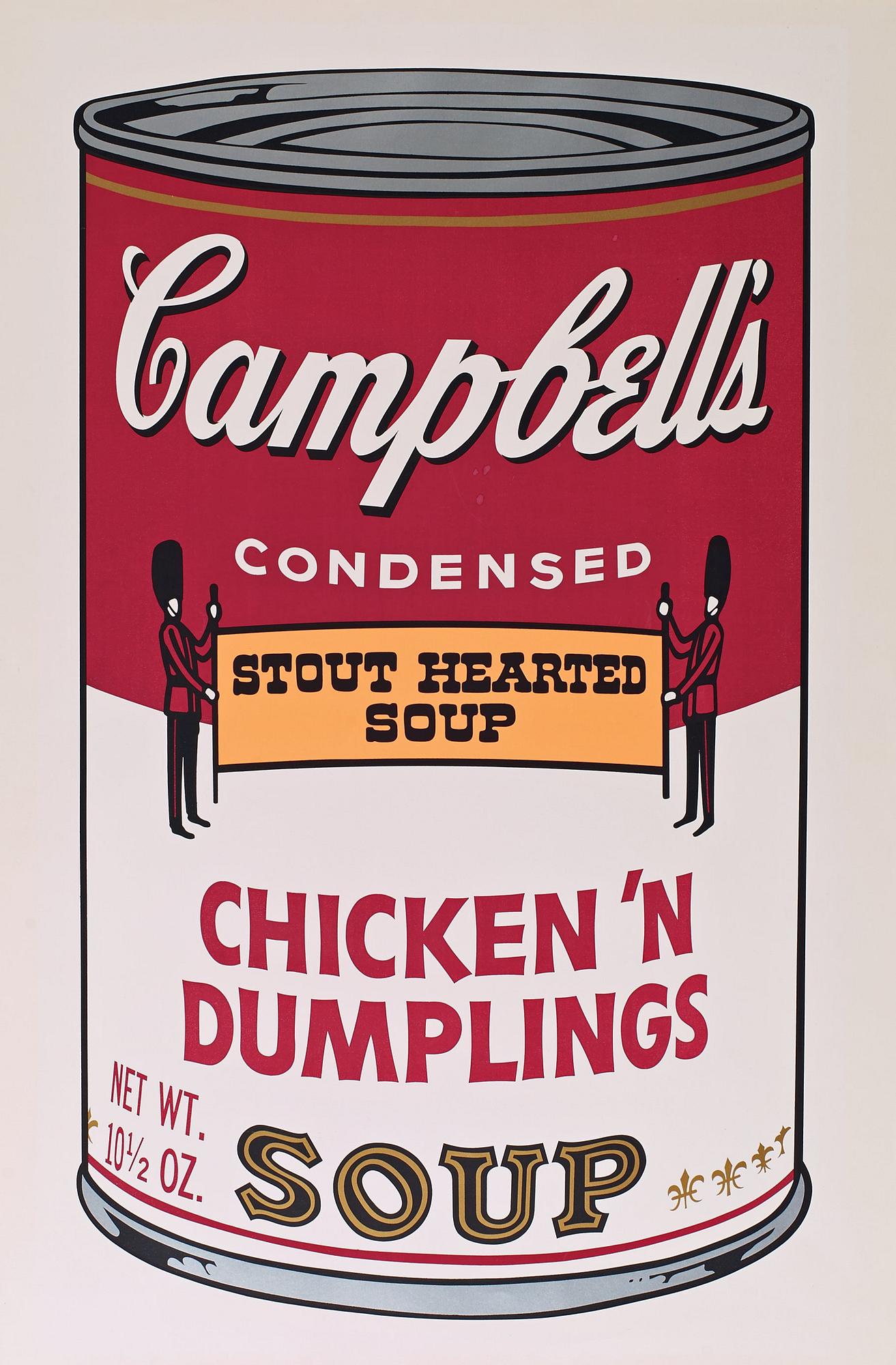 Andy Warhol, "Chicken n' Dumplings" ur: "Campbell's Soup II".