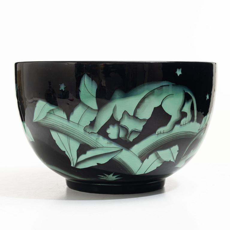 Ilse Claesson, a creamware punch bowl, Rörstrand.