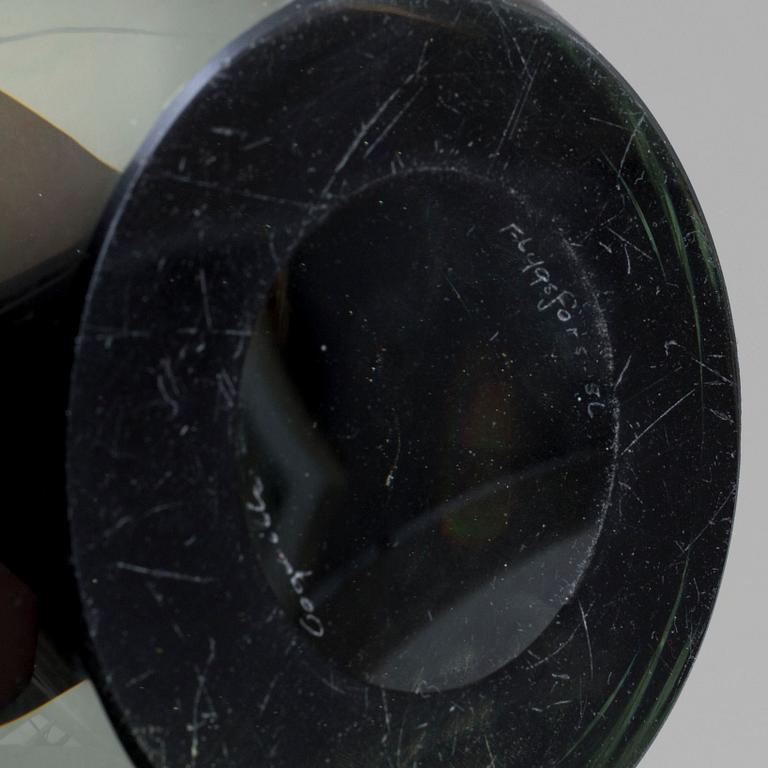 PAUL KEDELV, vas, glas, "Coquille", Flygsfors, 1956.